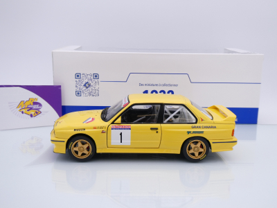 Preview: Solido S1801528 # BMW M3 E30 #1 Rallye Principe de Asturias 1991 " Ponce " 1:18