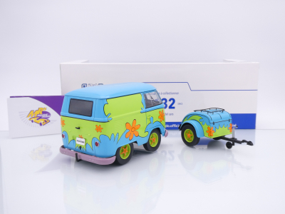 Preview: Solido S1810904 # VW Volkswagen T1 Kool Kombi mit Anhänger " Scooby Doo " 1:18