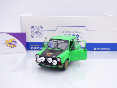 Preview: Solido S1803806 # Autobianchi Abarth A112 MK5 Baujahr 1982 " grün-schwarz " 1:18