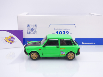 Preview: Solido S1803806 # Autobianchi Abarth A112 MK5 Baujahr 1982 " grün-schwarz " 1:18
