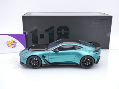 Preview: GT Spirit GT922 # Aston Martin V12 Vantage Baujahr 2023 " grünmetallic " 1:18