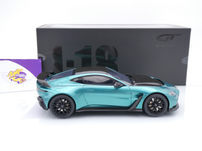 Preview: GT Spirit GT922 # Aston Martin V12 Vantage Baujahr 2023 " grünmetallic " 1:18