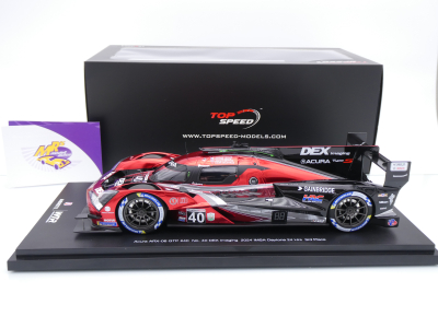 Preview: Top Speed TS0565 # Acura ARX-06 GTP Hypercar #40 3rd 24h Daytona 2024 " DEX Imaging / Wayne Taylor Racing " 1:18