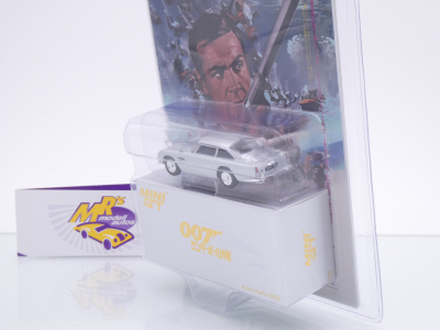 Preview: TSM MINI GT MGT00901-007J # Aston Martin DB5 1965 " James Bond Thunderball - Japan Edition " 1:64