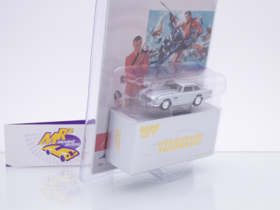 Preview: TSM MINI GT MGT00901-007F # Aston Martin DB5 1965 " James Bond Thunderball - Frankreich Edition " 1:64