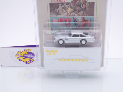 Preview: TSM MINI GT MGT00901-007E # Aston Martin DB5 1965 " James Bond Thunderball - England Edition " 1:64