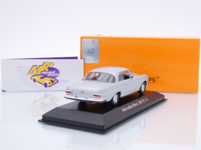 Preview: Maxichamps 940038120 # Mercedes-Benz 280 SE 3.5 W111 Coupe Baujahr 1970 " silbermetallic " 1:43