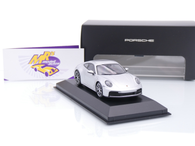 Preview: Minichamps WAP0200200SCPE # Porsche 911 992 Carrera Baujahr 2024 " GT-silbermetallic " 1:43