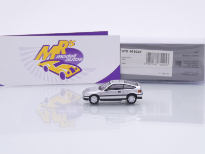 Preview: Minichamps 870161021 # Honda CR-X Baujahr 1987 " silbermetallic " 1:87