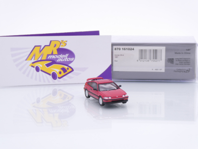 Preview: Minichamps 870161024 # Honda CR-X Baujahr 1987 " rot " 1:87