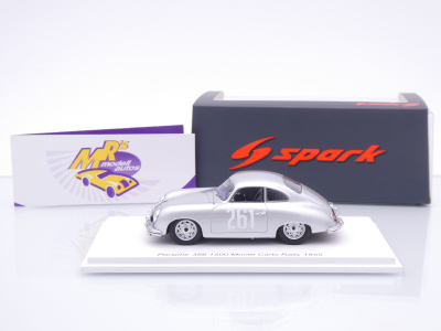 Preview: Spark S6139 # Porsche 356 1500 #261 Rallye Monte Carlo 1955 " L. Carlin - J. Vilreon " 1:43