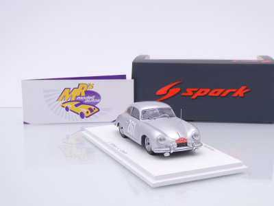 Preview: Spark S6139 # Porsche 356 1500 #261 Rallye Monte Carlo 1955 " L. Carlin - J. Vilreon " 1:43