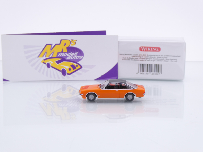 Preview: Wiking 0234 04 # Opel Manta B Baujahr 1975-88 Berlinetta " orange-schwarz " 1:87