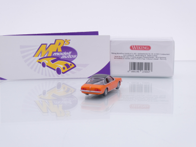 Preview: Wiking 0234 04 # Opel Manta B Baujahr 1975-88 Berlinetta " orange-schwarz " 1:87