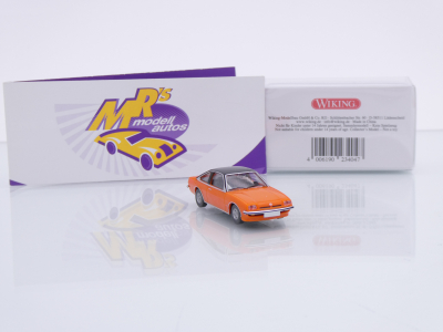 Preview: Wiking 0234 04 # Opel Manta B Baujahr 1975-88 Berlinetta " orange-schwarz " 1:87