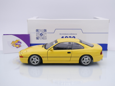 Preview: Solido S1807005 # BMW 850 CSI (E31) Baujahr 1990 " Dakargelb " 1:18