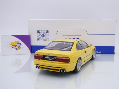 Preview: Solido S1807005 # BMW 850 CSI (E31) Baujahr 1990 " Dakargelb " 1:18