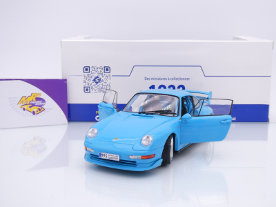 Preview: Solido S18010101 # Porsche 911 993 Clubsport Baujahr 1997 " babyblau " 1:18