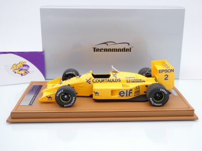 Preview: Tecnomodel TM18-349D # Lotus Honda 100T F1 #2 Deutschland GP 1988 " Saturo Nakajima " 1:18
