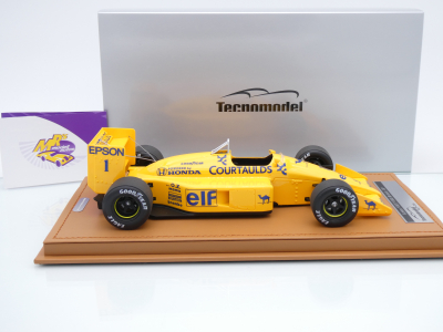 Preview: Tecnomodel TM18-349A # Lotus Honda 100T F1 #1 Großbritannien GP 1988 " Nelson Piquet " 1:18