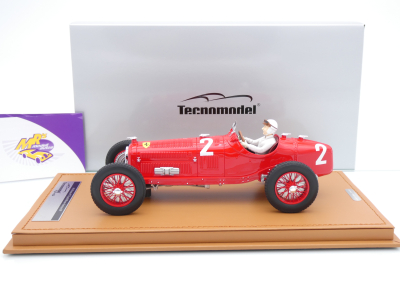 Preview: Tecnomodel TM18-326A # Alfa Romeo P3 Tipo B #2 Sieger Deutschland GP 1932 " Rudolf Caracciola " 1:18