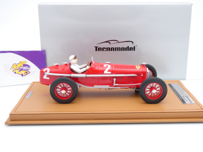 Preview: Tecnomodel TM18-326A # Alfa Romeo P3 Tipo B #2 Sieger Deutschland GP 1932 " Rudolf Caracciola " 1:18