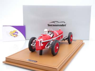 Preview: Tecnomodel TM18-326D # Alfa Romeo P3 Tipo B #12 Frankreich GP 1932 " Tazio Nuvolari " 1:18