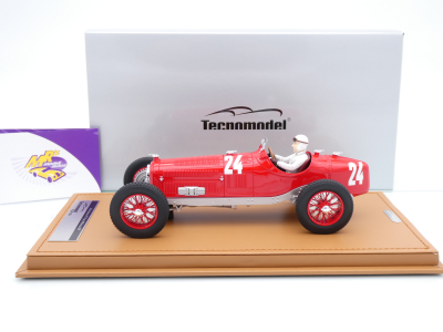 Preview: Tecnomodel TM18-326C # Alfa Romeo P3 Tipo B #24 Monza GP 1932 " Tazio Nuvolari " 1:18