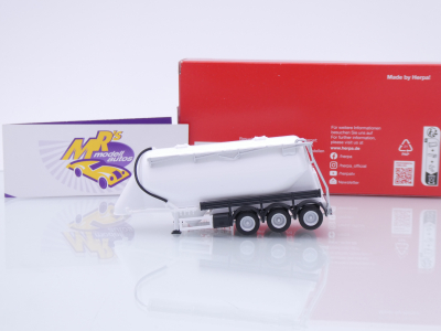 Preview: Herpa 076821-002 # Feldbinder Eutersiloauflieger 35m³ " weiß " 1:87