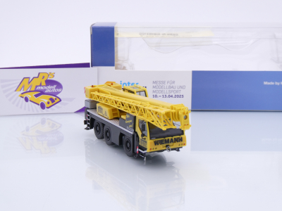 Preview: Herpa 959179 # Liebherr 3-achs Mobilkran LTM 1045 " Wiemann Kran Intermodellbau " 1:87
