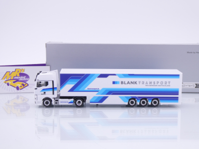 Preview: Herpa 959308 # MAN TGX GX 2/3-achs Kühlkoffer-Sattelzug " Blank Transporte " 1:87