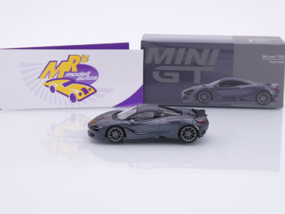 Preview: TSM MINI GT MGT00815-L # McLaren 750S LHD " Saros Grey " 1:64