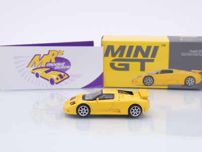 Preview: TSM MINI GT MGT00866-L # Bugatti EB110 Super Sport LHD " Giallo " 1:64