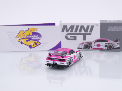 Preview: TSM MINI GT MGT00781-L # Nissan Silvia S15 #99 LB-Super Silhouette " Auto Finesse SEMA 2023 " 1:64