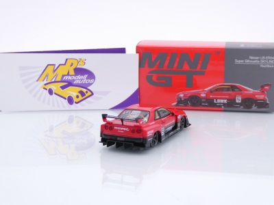 Preview: TSM MINI GT MGT00843-L # Nissan Skyline GT-R (R34) #5 LB-ER34 Super Silhouette " Liberty Walk " 1:64