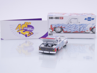 Preview: TSM MINI GT KHMG157 # Chevrolet Silverado Pickup " Kaido House - Kaido Dually on Fire V2 " 1:64