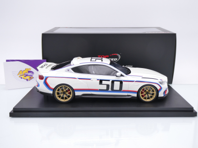 Preview: Top Speed TS0495 # BMW M4 3.0 CSL G82 Baujahr 2023 weiß " 50 Jahre BMW 3.0 CSL " 1:18