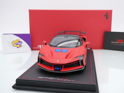 Preview: MR Collection FE041SE1 # Ferrari SF90 XX Stradale Baujahr 2023 " Rosso Matt " 1:18