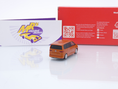 Preview: Herpa 431156 # Volkswagen VW T7 Multivan Baujahr 2021 " orangemetallic " 1:87