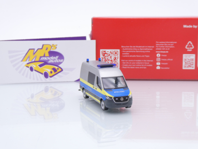 Preview: Herpa 098304 # Mercedes-Benz Sprinter '18 HD " Polizei Schleswig-Holstein " 1:87