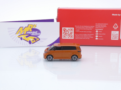 Preview: Herpa 431125-002 # Volkswagen VW ID.Buzz Baujahr 2022 " orangemetallic " 1:87