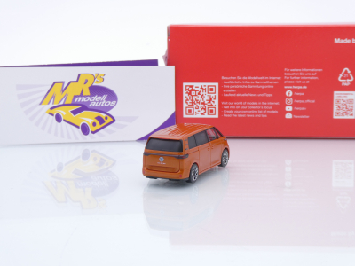Preview: Herpa 431125-002 # Volkswagen VW ID.Buzz Baujahr 2022 " orangemetallic " 1:87