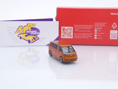 Preview: Herpa 431125-002 # Volkswagen VW ID.Buzz Baujahr 2022 " orangemetallic " 1:87