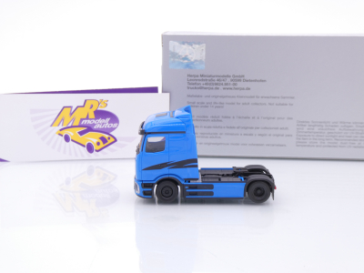 Preview: Herpa 918923 # Mercedes-Benz Actros L Pro Cabin Zugmaschine 2023 " eXtra Sondermodell " 1:87