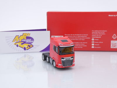 Preview: Herpa 318983 # DAF XG 6x2 3-achs Zugmaschine " verkehrsrot " 1:87