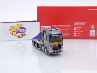 Preview: Herpa 317047 # Mercedes-Benz Arocs Schwerlastzugmaschine " Friderici " 1:87