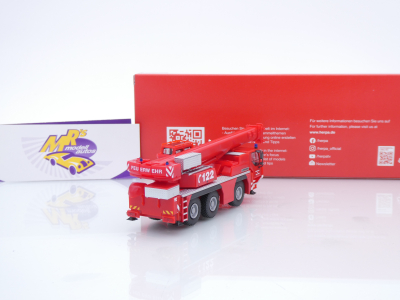 Preview: Herpa 098083 # Liebherr Mobilkran LTM 1045 " Feuerwehr Wien " 1:87