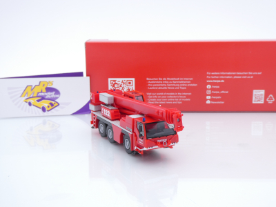 Preview: Herpa 098083 # Liebherr Mobilkran LTM 1045 " Feuerwehr Wien " 1:87