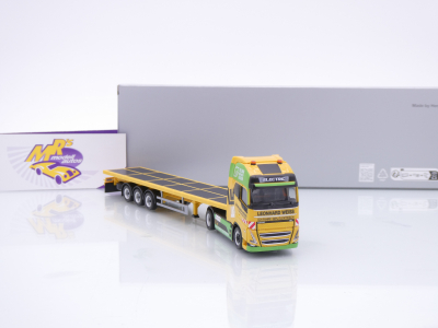 Preview: Herpa 958622 # Volvo FH GL XL 2/3-achs Electric Rungen-Sattelzug " Leonhard Weiss " 1:87