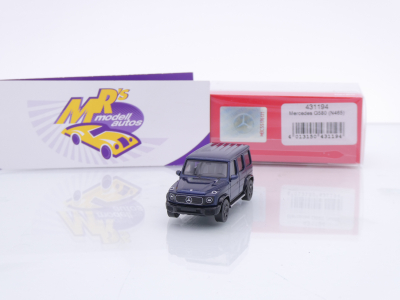 Herpa 431194 # Mercedes-Benz G580 EQ Baujahr 2024 " sodalithblau-metallic " 1:87